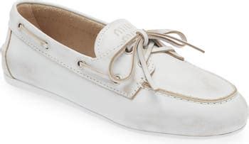 miu miu boat shoes dupe|The chicest boat shoes we're shopping this summer .